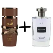 Lattafa Asad Bourbon + Estiara Advants 