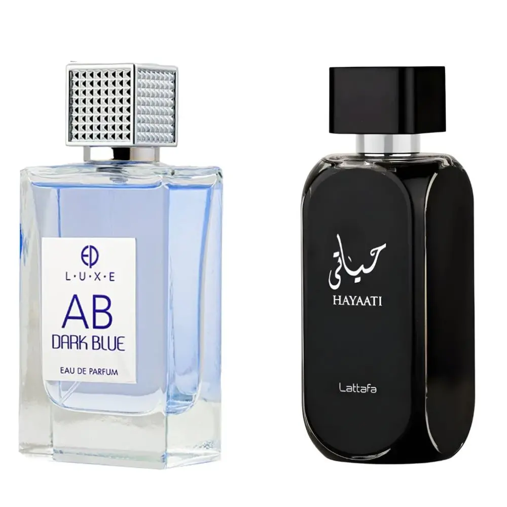 Lattafa Hayaati + Estiara Luxe AB Dark Blue